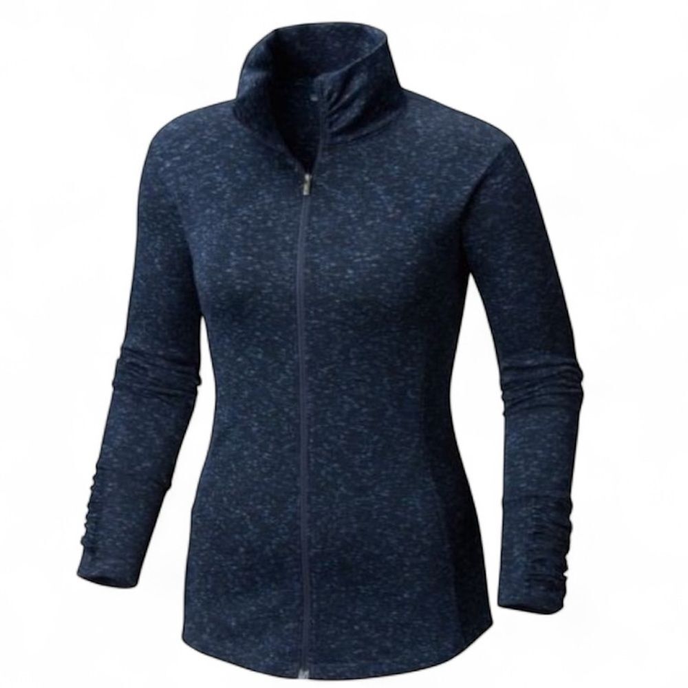 $75 Columbia Thermal 1/4 Zip Jacket Women’s SzS Navy Spacedye Lightweight NEW
